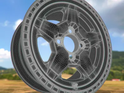 Advan Rally 3D model