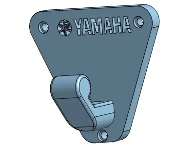 Helmet hanger yamaha 3D print model