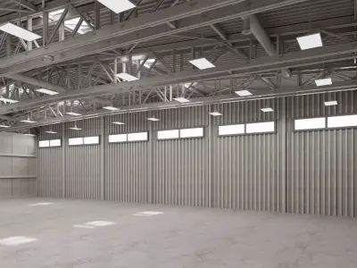 Warehouse 21 interior 3D model