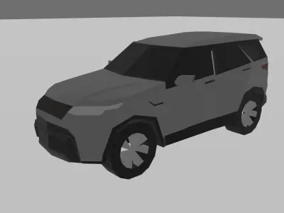 Land Rover Discovery 5 Low-poly 3D model