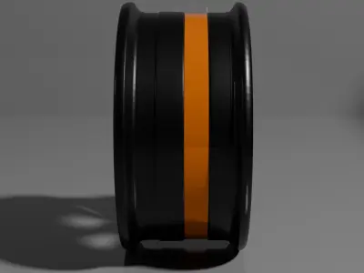 SPORTS CAR RIM - LOW POLY Low-poly 3D model