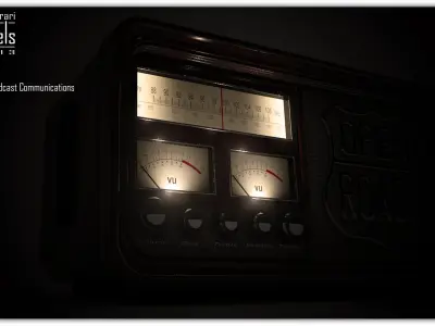 Old Time Radio 3D model