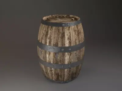 Barrel 3D model