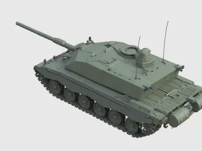 Challenger 3 Main battle tank Challenger 3 Low-poly 3D model