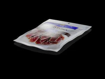 Dried fish and seafood Dried Tuna Low-poly 3D model