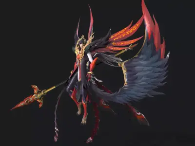 Fengxi Low-poly 3D model