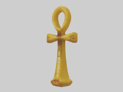 Golden Cripis Low-poly 3D model