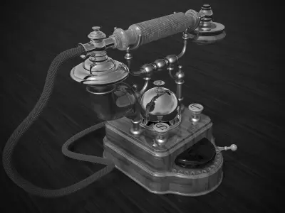 Classic phone 3 3D model