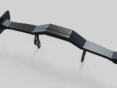 spoiler cyber auto garage rear lift  3D model