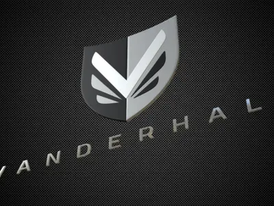 vanderhall logo 3D model