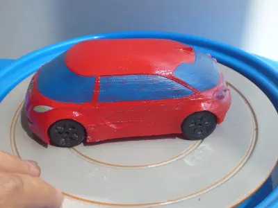 AAA Corvette Inspired RC Car Body 3D print model purchase