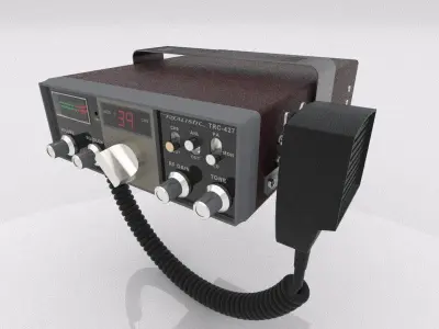 TRC-427 Citizens Band Radio 3D model