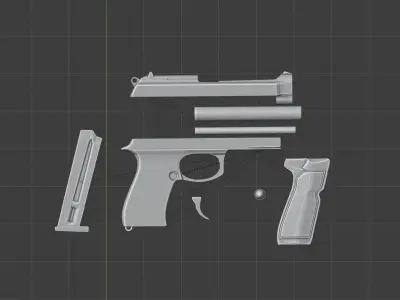 John Wick Pistol 3D model
