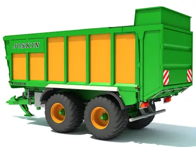 Joskin Farm Trailer 3D model