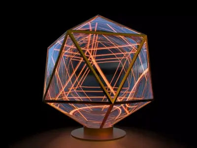 Prisma infinity Low-poly 3D model