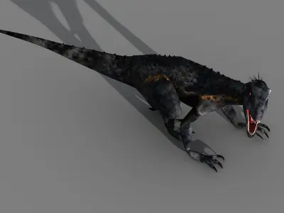 Indoraptor dinosaur 3D model