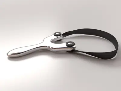 Slingshot belt with wrench 3D model