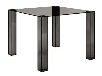 Adularia Glass Table and Boby Chair 3D model