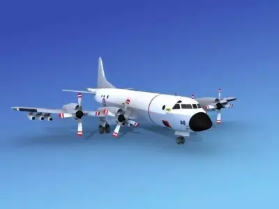Lockheed P-3 Orion New Zealand 3D model