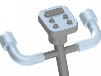 Gym Fitness Equipment 3D print model