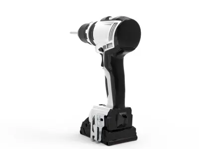 Cordless Power Drill 3D Model  3D model