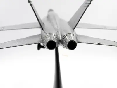Airplane F-18 Hornet McDonnell Douglas Scale 1 50  3D print model