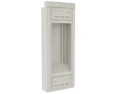 Echo Base Cupboard 1-18 scale Hasbro Kenner 3D print model