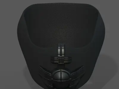 Helmet scifi fantasy futuristic military combat  Low-poly 3D model
