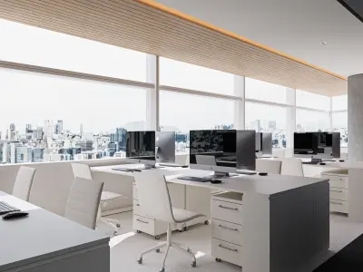 office interior 3D model 9
