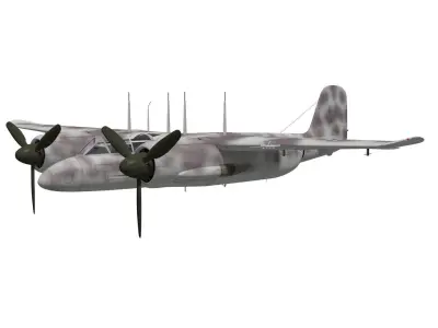 Focke Wulf Ta154 moskito 3D model purchase