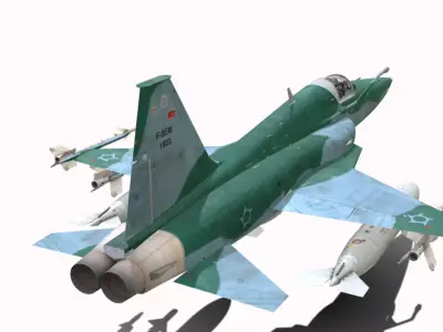 F5 EM TIGER BR Low-poly 3D model