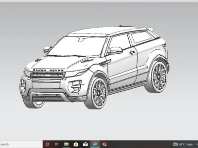 Range Rover  Free 3D print model