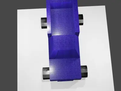 MASSIVE TRUCK Low-poly 3D model