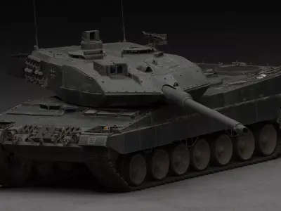 Tank Leopard 2a6 3D model