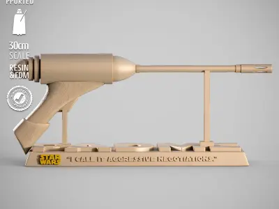 STAR WARS Blaster ELG-34 3D print model