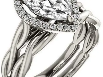 Wedding Ring  3D print model