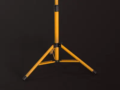 Tripod Work Lamp Low-poly 3D model