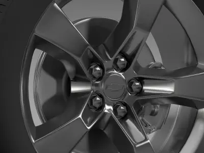 Chevrolet Camaro 2010 wheel 3D model