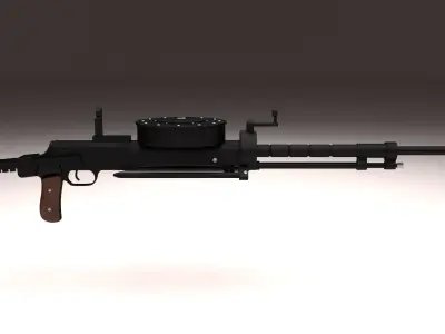 WW2 Machine Gun Pack 3D model