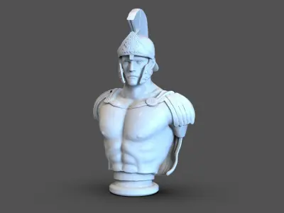 Roman Soldier Bust 3D print model