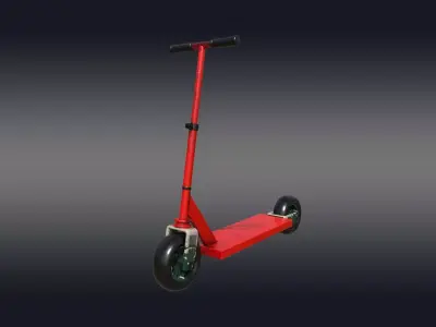 Scooty 3d Model Low-poly 3D model
