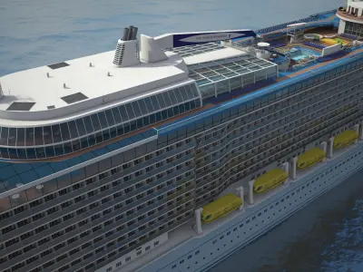 Quantum Of The Seas VRAY 3D model purchase