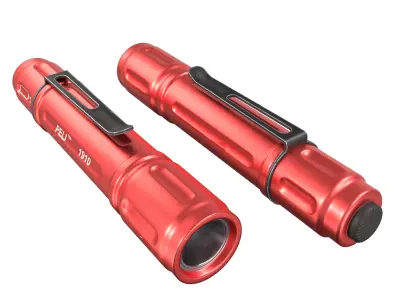Flashlight peli 1910 Low-poly 3D model