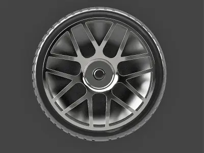 Car Tyre 3D model by vinayakunni414
