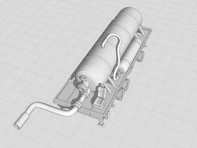 Airborne Firefighting Module Design  3D model