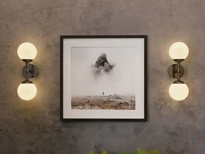 Polaris Sconce wall lamp by Arteriors 3D model