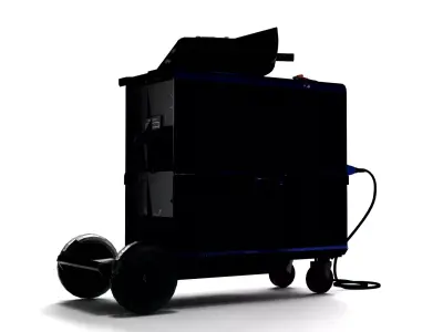 Welding Machine  Realistic Industrial 3D Model 3D model