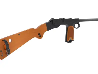 Borchardt C-93 3D model