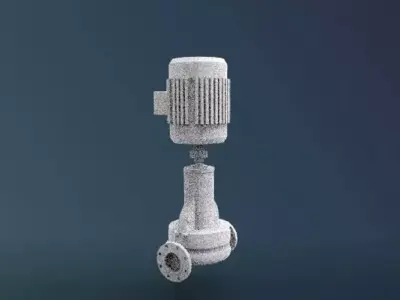 vertical pump 3D print model