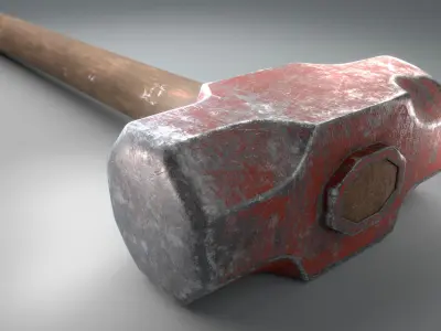 Old Sledgehammer 3D model